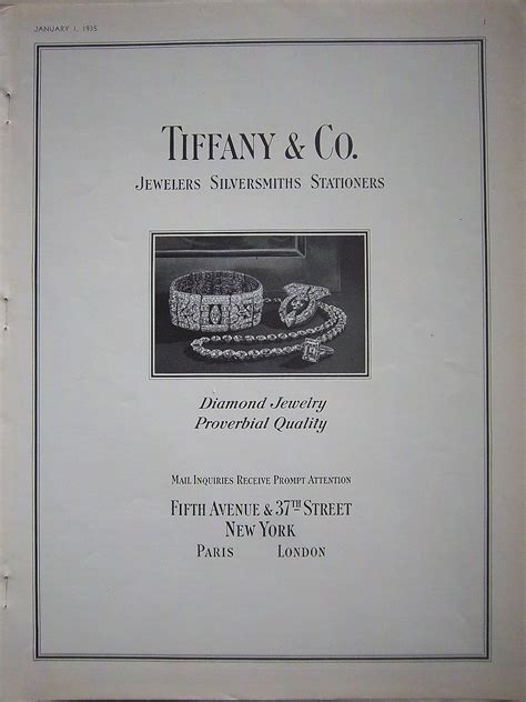 vintage tiffany catalog.